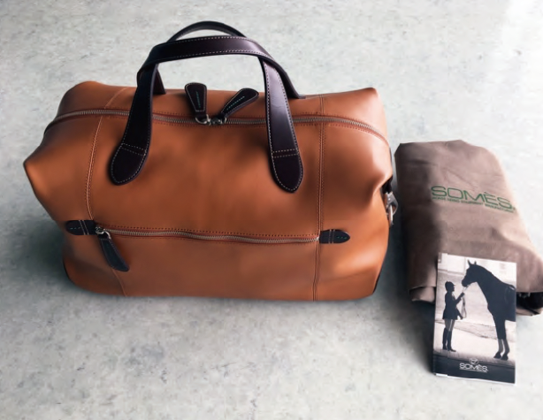 北海道皮革製品ブランド・ソメスサドル社製ボストンバック